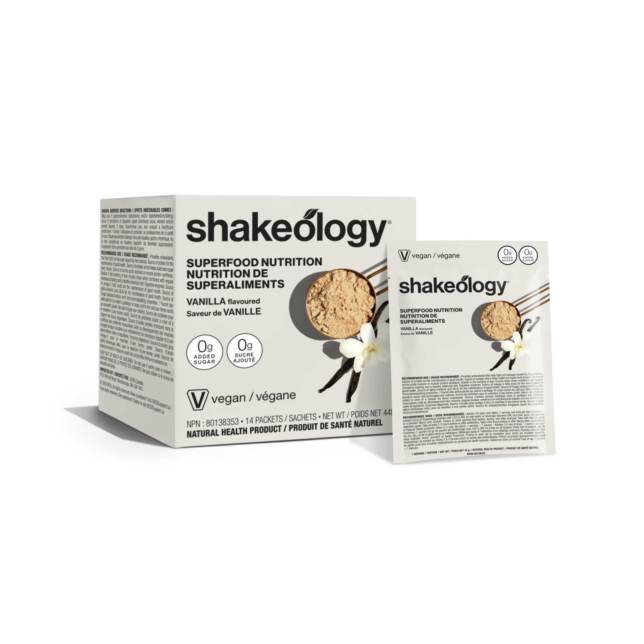 Shakeology Superfood Nutrition Vanilla