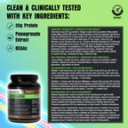 Recover Chocolate Whey Supplement Facts